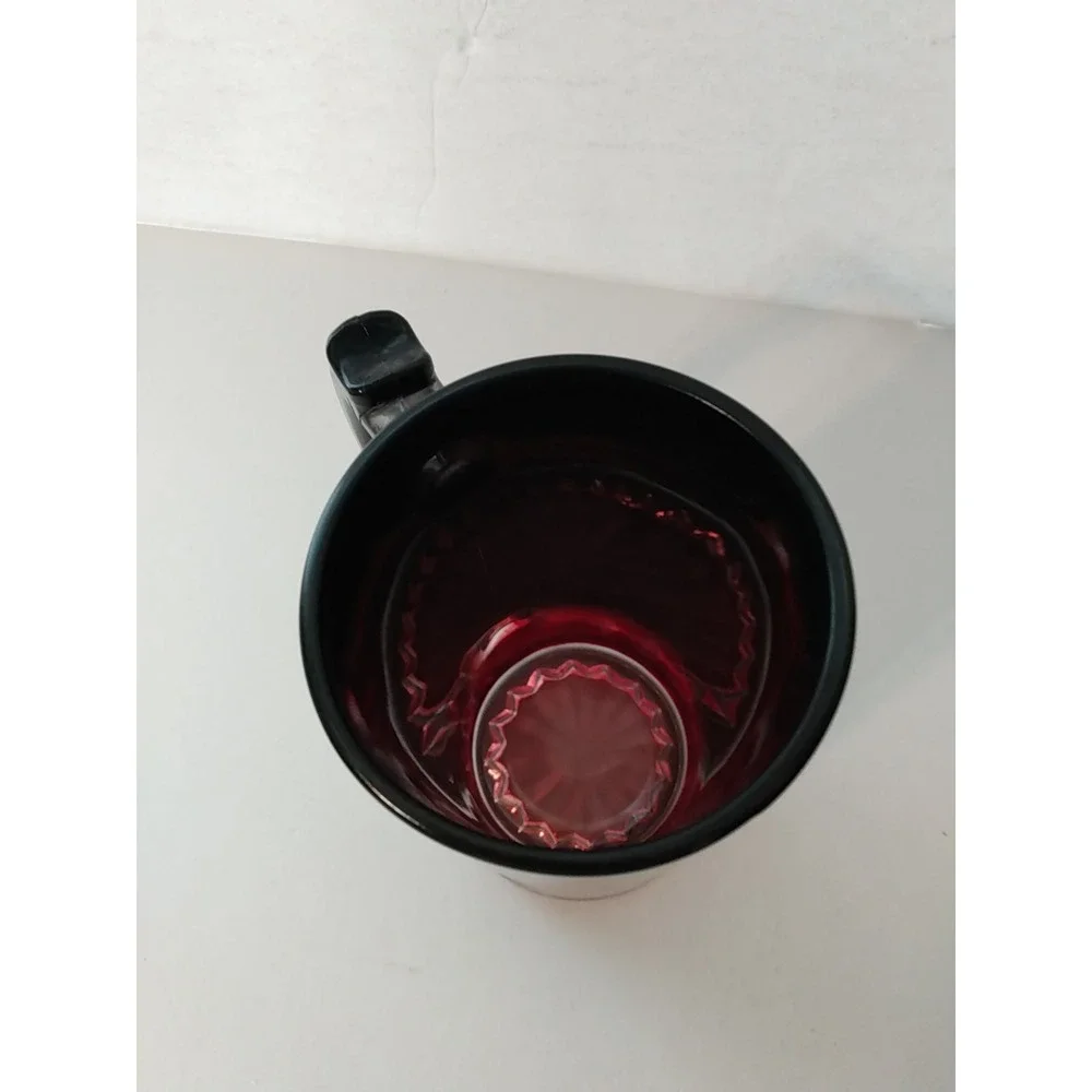 The Walking Dead Daryl Dixon AMC 2014 Black Red Fade Foil Beer Mug Stein 6
